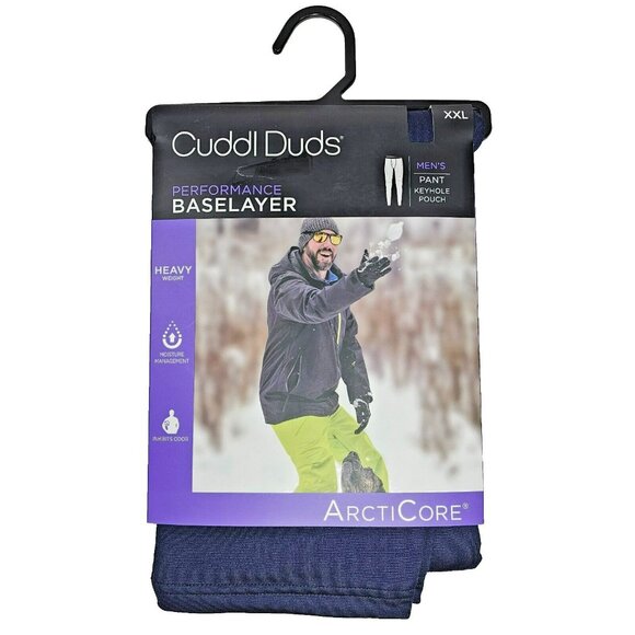 Cuddl Duds ArctiCore Performance Baselayer Thermal Pants Men's XXL (44-46) Blue - Picture 1 of 6